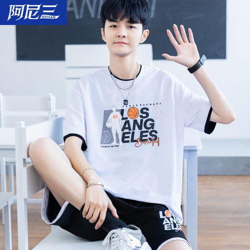 初高中男童网红套装